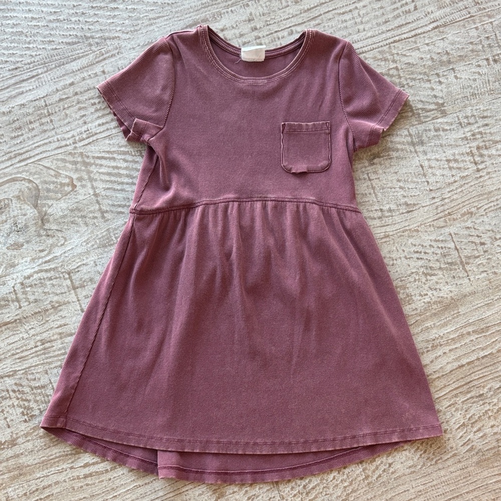 Cotton On Kids Dusty Pink Dress with Pocket
